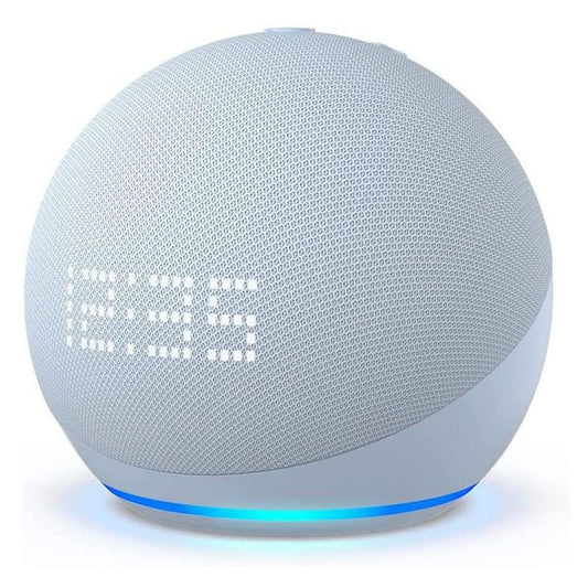 Amazon Echo Dot (5th Gen) Smart Speaker with Clock and Alexa - Cloud Blue