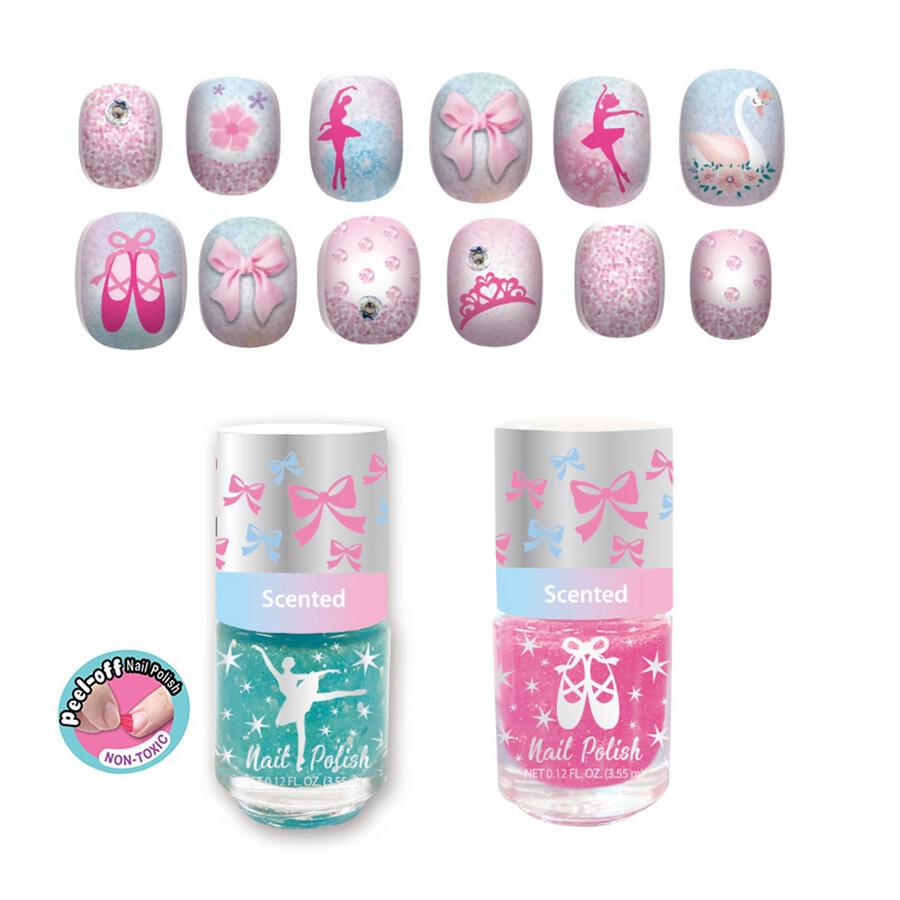 Hot Focus Ballerina Beauties Love Nails Set