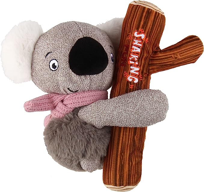 Gigwi Shaking Fun Squeaker Toy Koala Detachable 2In1