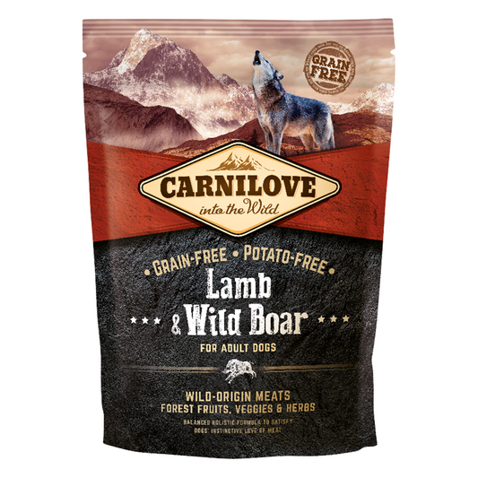 Carnilove Lamb & Wild Boar for Adult Dogs 1.5kg