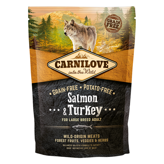 Carnilove Salmon & Turkey for Large Breed Adult Dogs 1.5kg