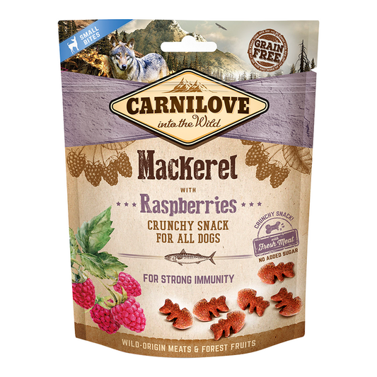 Carnilove Mackerel with Raspberries Crunchy Snack for Dogs 200gm