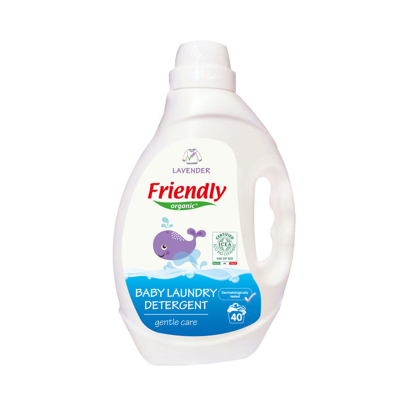 Friendly Organic Lavender Baby Laundry Detergent 2000ml - White