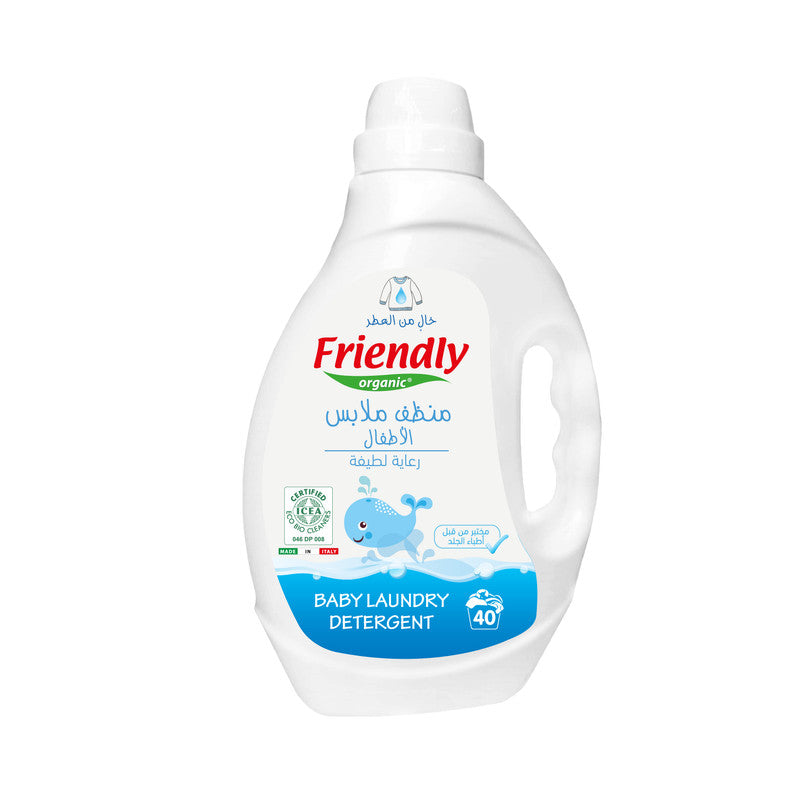 Friendly Organic Fragrance Free Baby Laundry Detergent 2000ml - White