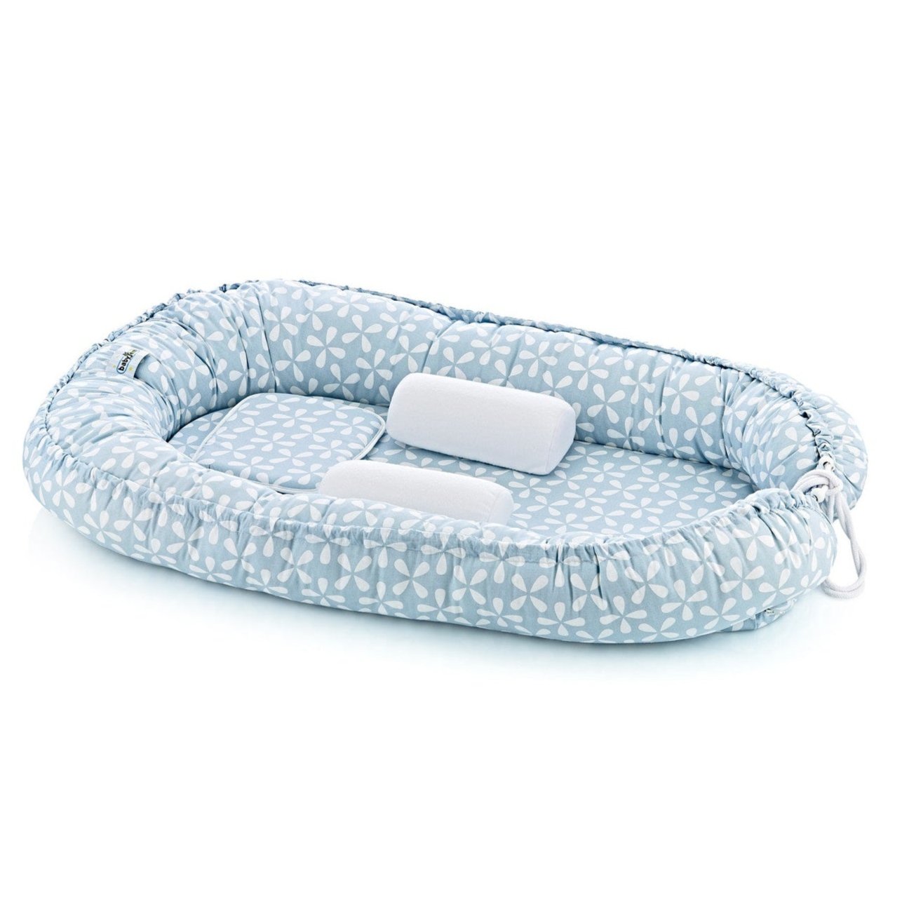 Babyjem - Babynest with Support Pillows -  0-6 Months -  Blue