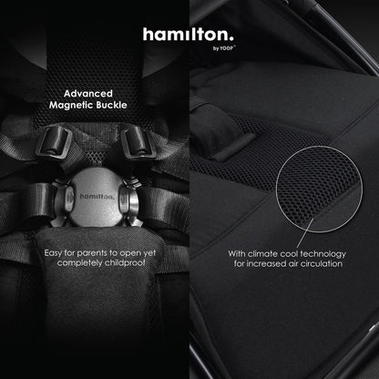 Hamilton by Yoop T1 Buggy – Lightweight Stroller - Khaki