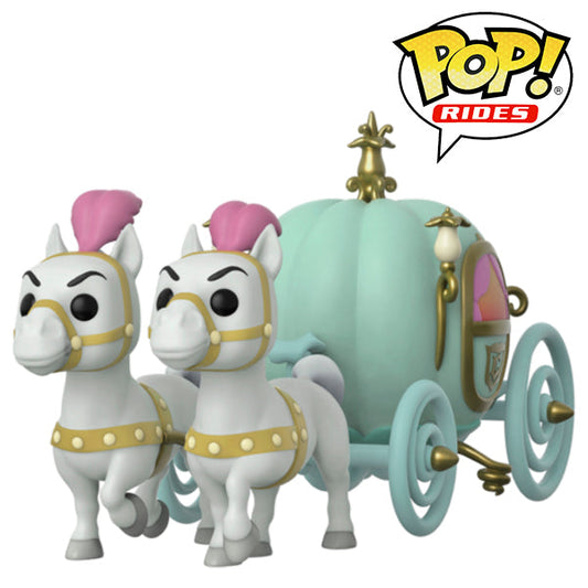 Funko - Pop Rides! Disney -  Cinderella Carriage