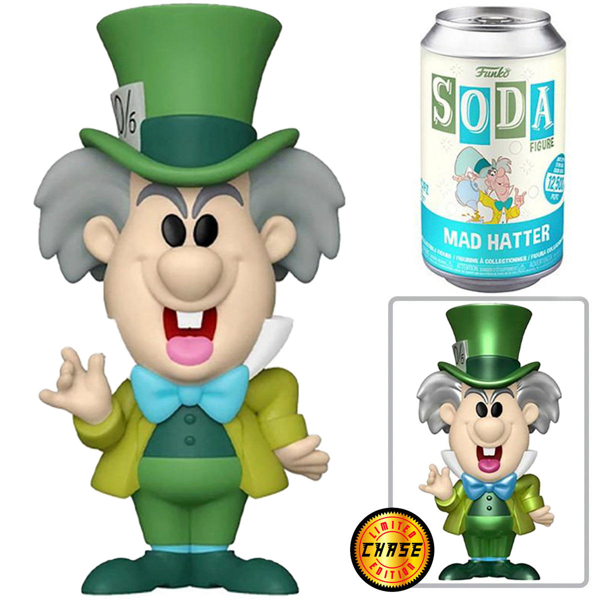 Funko - Vinyl SODA -  Alice in Wonderland- Mad Hatter w/Chase (MT)(IE)