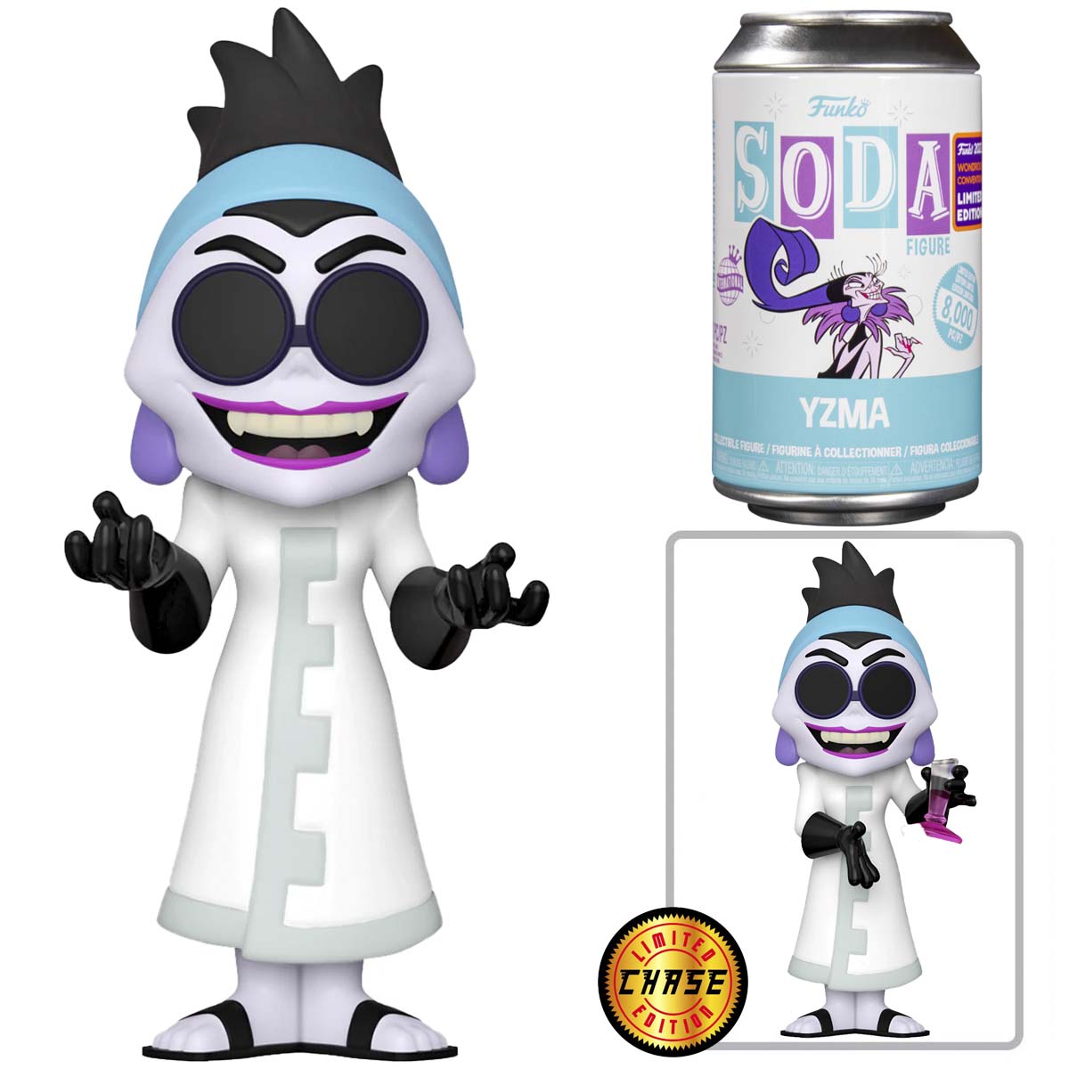 Funko - Vinyl SODA -  Disney -  The Emperor's New Groove- Yza ( LAB)Exc)