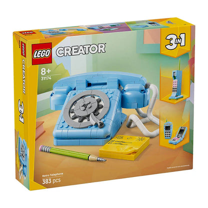 LEGO Creator Expert 3in1 Retro Telephone 1960s Vintage Toy