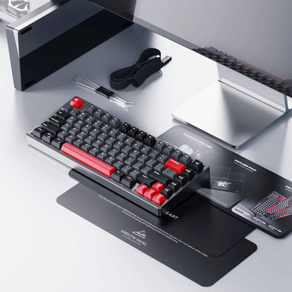 Cybeart X75 Rhino - TKL CNC Aluminium Tri-Mode Wireless RGB Gaming Keyboard - Signature Edition