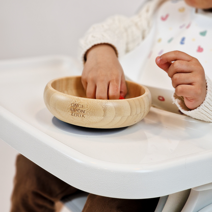 Once Upon a Dua - My First Breakfast Set (4pc Bamboo Set) - Stone Blue