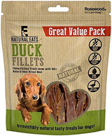 Rosewood Natural Eats Duck Fillets Dog Treats Value Pack 320g