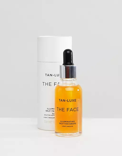 Tan-Luxe The Face Illuminating Self-Tan Drops 30ml - Light/Medium