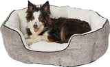 سرير Midwest QuietTime Deluxe Taupe Tulip متوسط ​​الحجم 28.7x13.2x33.4 بوصة