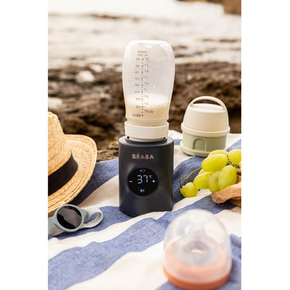 Beaba - Milk Nomad Night Blue + 3 Adaptors - Black