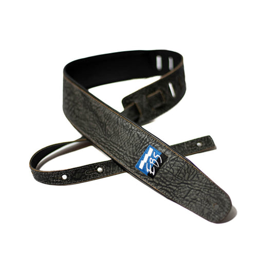 EBS Relic Finish Premium Leather Strap 70 mm Faded Black Color