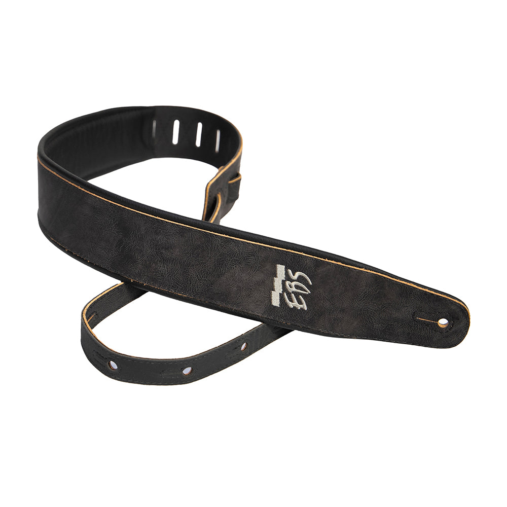 EBS Relic Finish Premium Leather Strap 70 mm Brown Stained Color