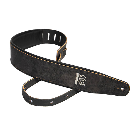 EBS Relic Finish Premium Leather Strap 70 mm Brown Stained Color