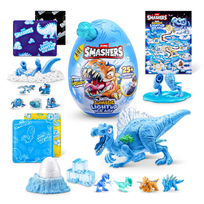 Smasher Dino Ice Age Light Up Mega Egg (S1) - Assorted