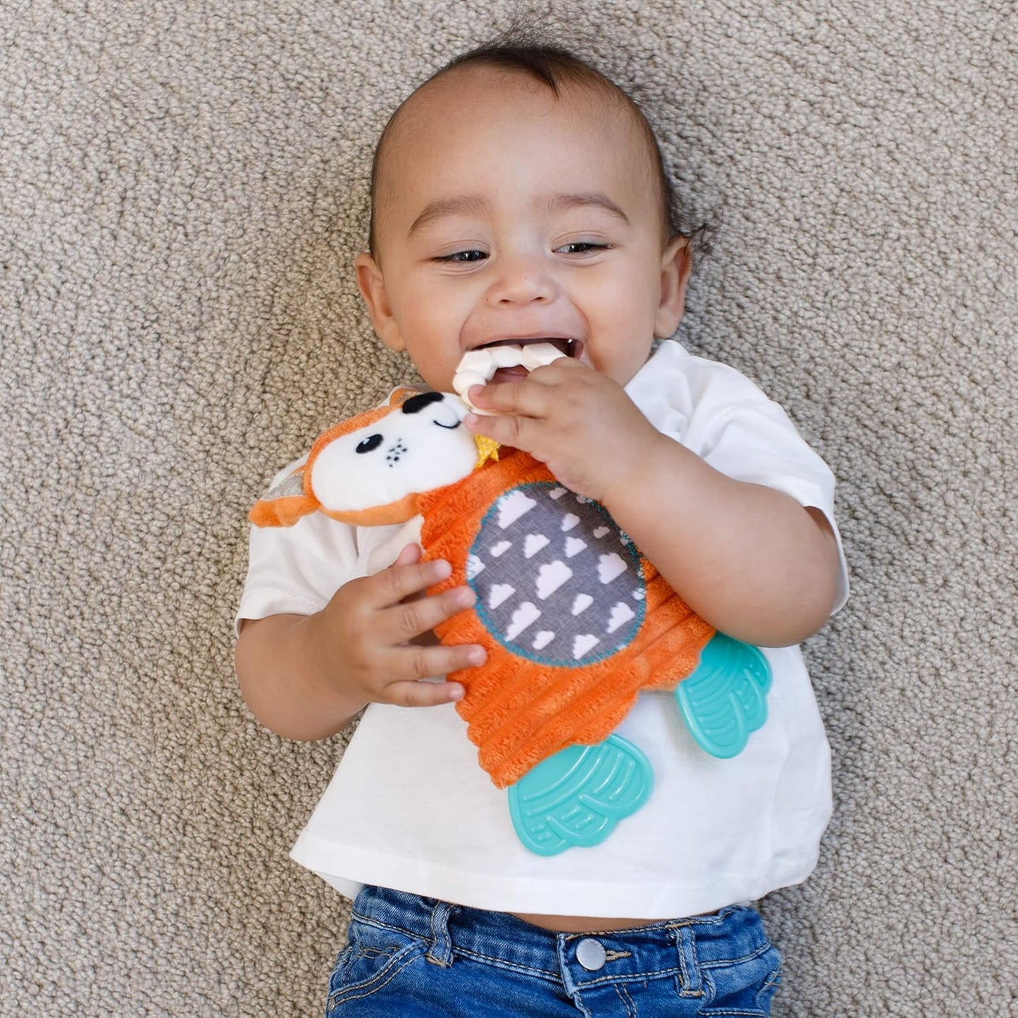 Infantino Go Gaga Cuddly Teether - Fox