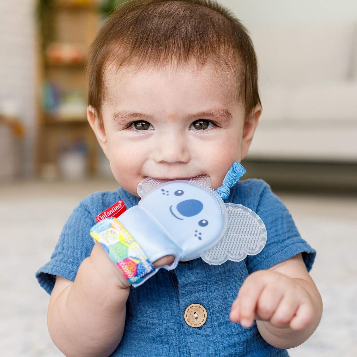 Infantino - Crystal Clear Play And Teethe Mitten