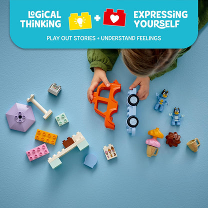 LEGO DUPLO Bluey Ice Cream Trip with Bluey Toddler