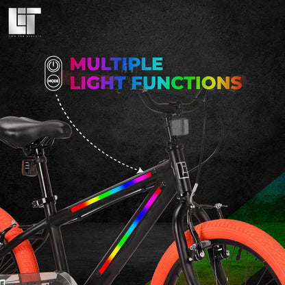Lit UFO 20" Black Bicycle