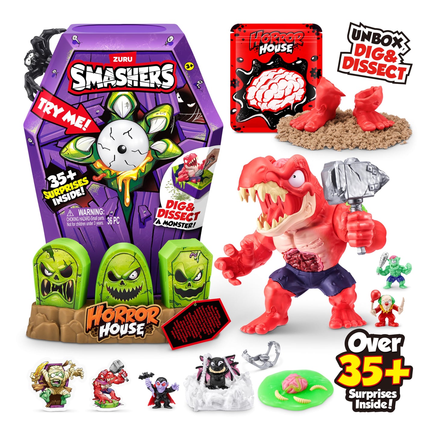 Smashers Mega Horror House Mini Figure Set (ZUR-74124)