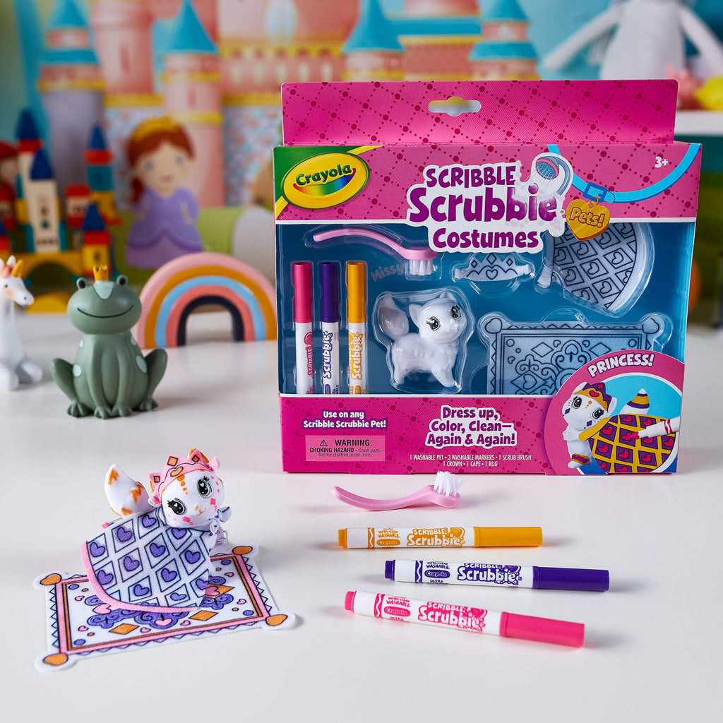 Crayola Scribble Scrubbie Pets Costume Play Packs - Princess