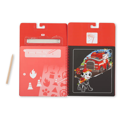 Melissa and Doug Paw Patrol Scratch Art Pad - Marshall