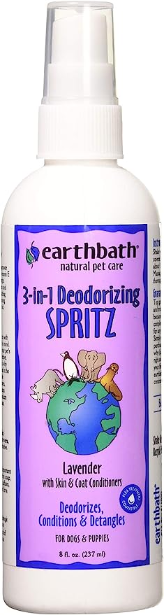 Earthbath Deodorizing Skin & Coat Conditioning Spritz Lavender 8oz