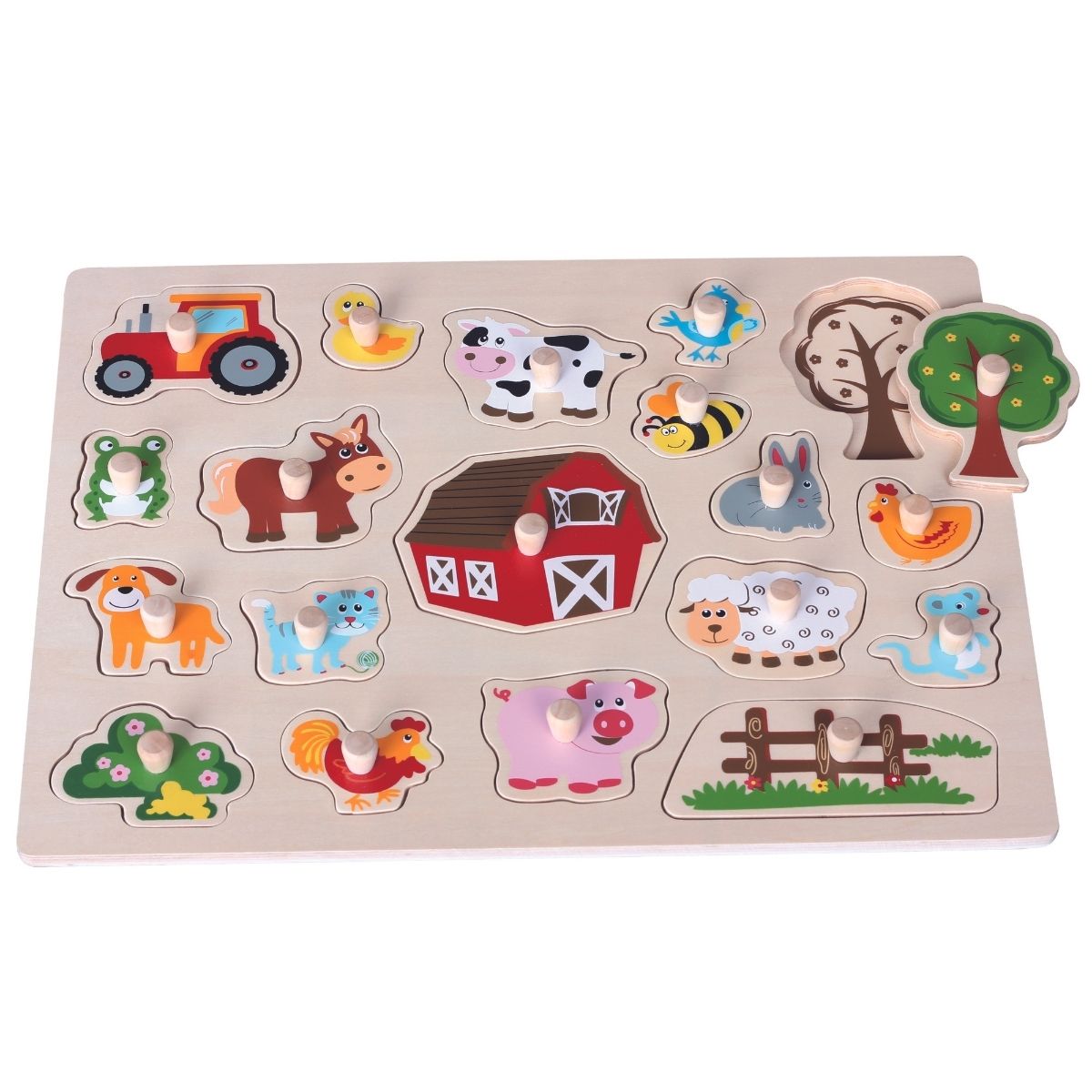 Lelin Farm Peg Puzzle Big