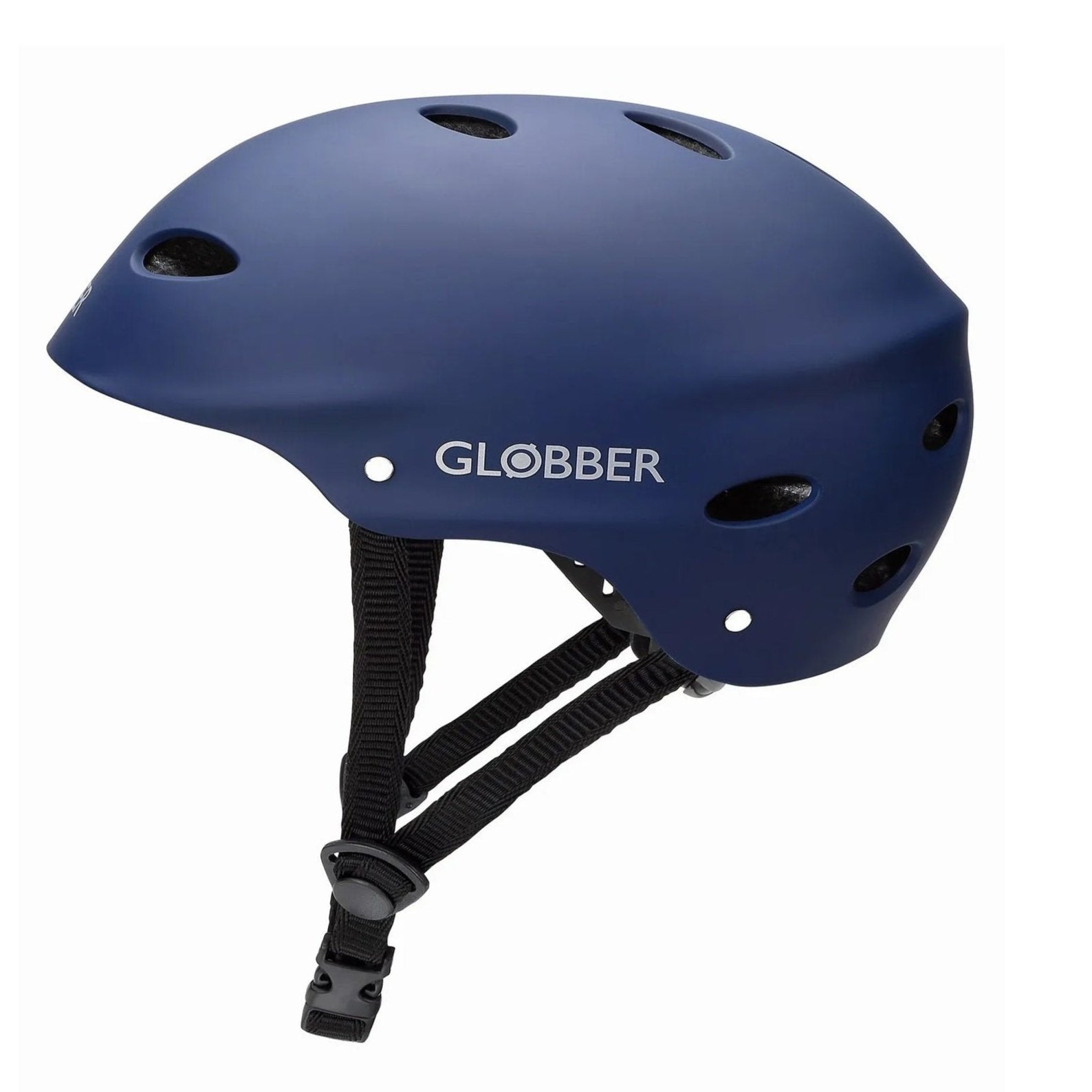 Globber - Medium Slate Blue Helmet - Protective EPS & ABS, Comfort Foam, High-Reflective Prints, Ages 14+, 57-59cm