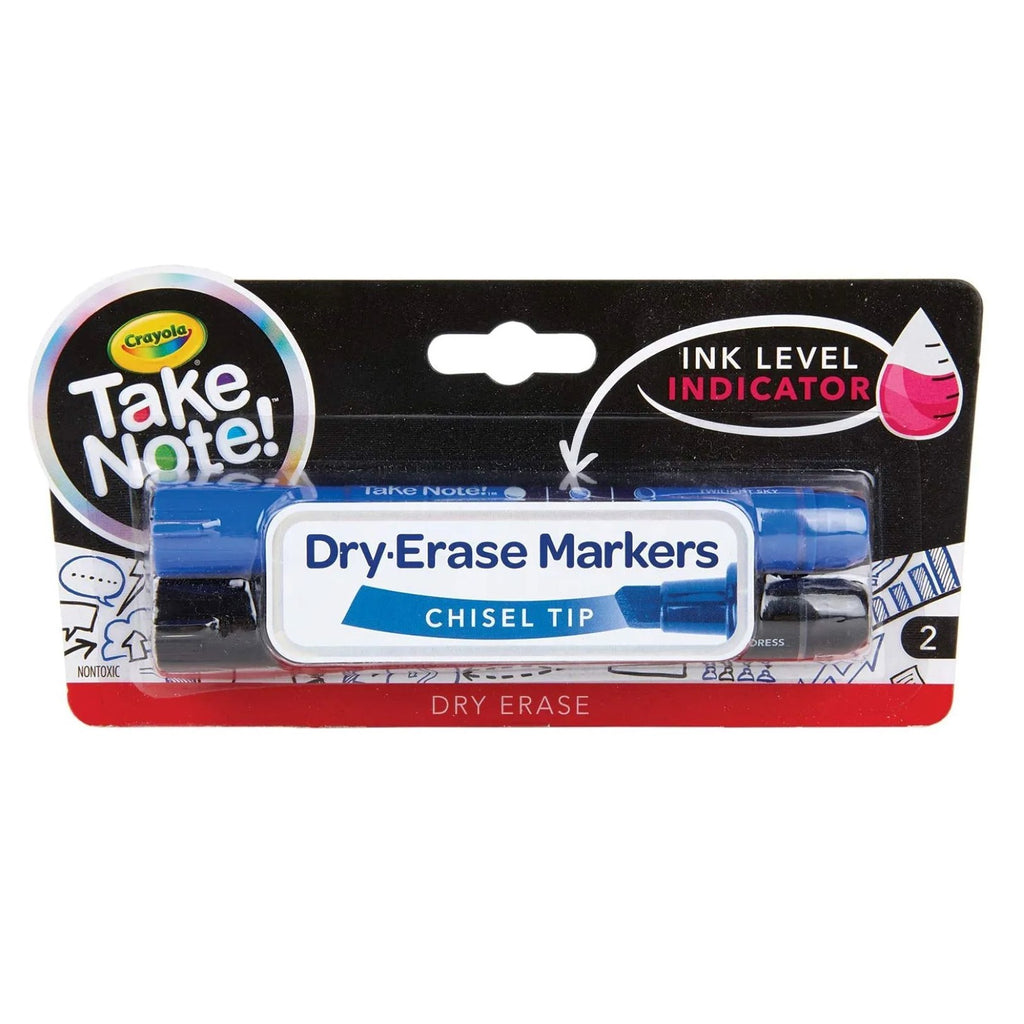 Crayola Take Note Dry Erase Markers 2pcs
