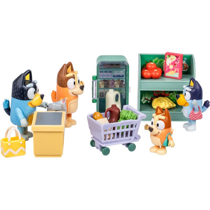 Bluey Let's Play Chef Family Shopping Trip Mini Figure