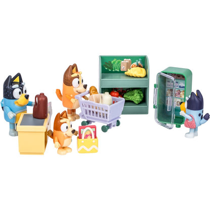 Bluey Let's Play Chef Family Shopping Trip Mini Figure