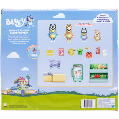 Bluey Let's Play Chef Family Shopping Trip Mini Figure