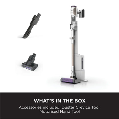 Shark Detect Clean & Empty Cordless Pet Vacuum Cleaner IW4611MET - White/Blue