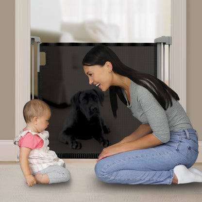 Summer Infant - The Thruway 52" Retractable Safety Gate - Black