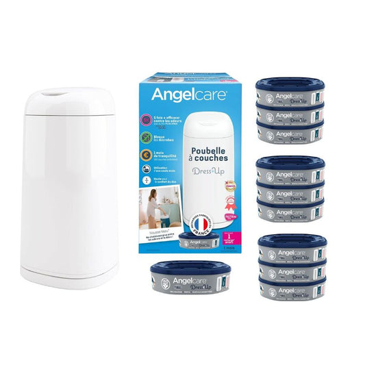 Angelcare - Dress Up Bin Octagonal With Refills Bundle
