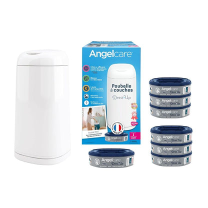 Angelcare - Dress Up Bin Octagonal With Refills Bundle