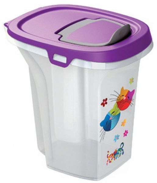 Moderna Trendy Story Friends Forever Pet Food Bin 6 Litres, Violet