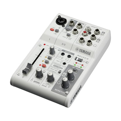 Yamaha AG03MK2 Live Streaming Mixer - White