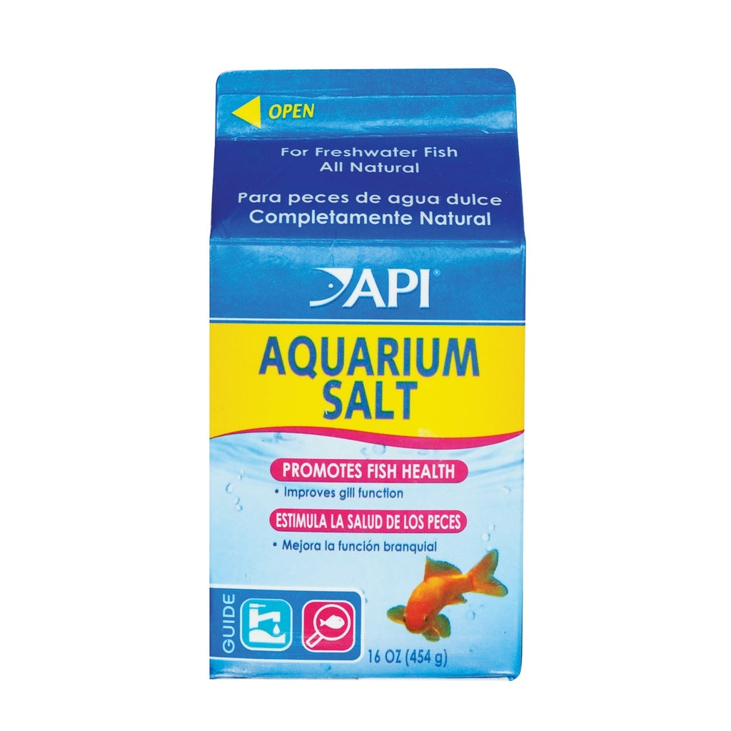 API Freshwater Aquarium Salt 16oz / 437ml for Fish Electrolyte Balance