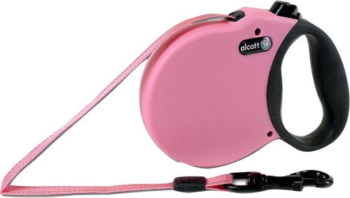 Alcott Adventure Retractable Dog Leash Pink XS 3M