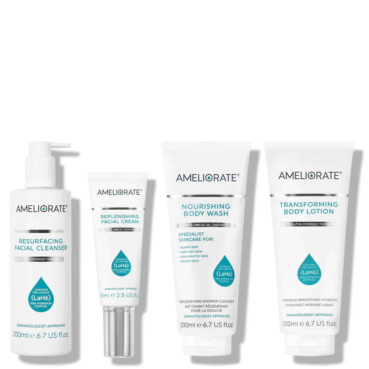 AMELIORATE - Face & Body Dry Skin Bundle