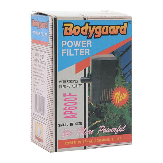 فلتر حوض السمك الداخلي Bodyguard AP600F باللون الأسود