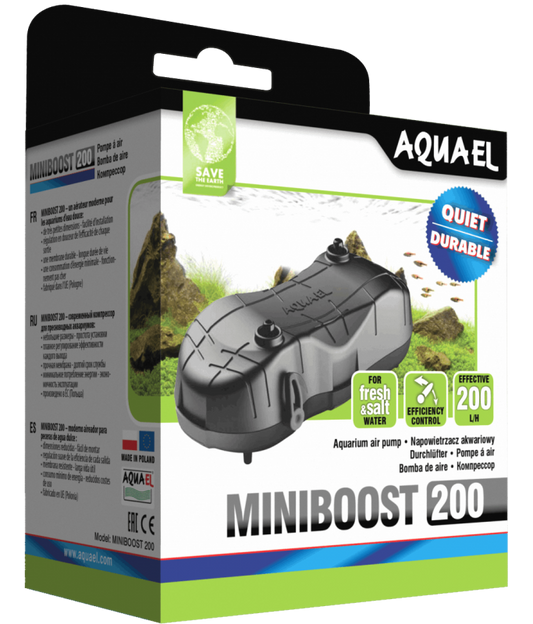 Aquael Miniboost Airpump 200L/h