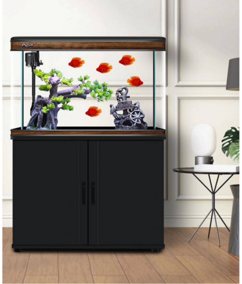 Karis Perfect Aquarium With Cabinet Black